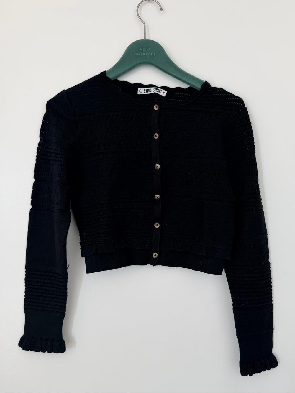 Ciao Lucia Vedetta Cropped Cardigan